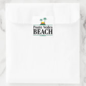 Ponte Vedra Beach Quadratischer Aufkleber (Tasche)
