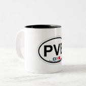 Ponte Vedra Beach. Zweifarbige Tasse (Vorderseite Links)