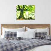 Ponthus' Beech Leinwanddruck (Insitu (Schlafzimmer))