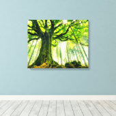 Ponthus' Beech Leinwanddruck (Insitu (Holzboden))