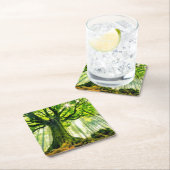 Ponthus Buche Rechteckiger Pappuntersetzer (Vor Ort)