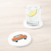 Pontiac 1966 GTO Sandstein Untersetzer (Seite)