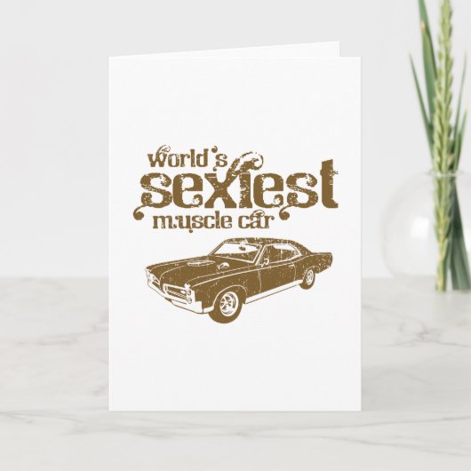 Pontiac 1967 GTO Karte (Vorderseite)