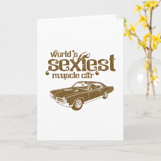 Pontiac 1967 GTO Karte (Gelbe Blume)