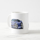 Pontiac 2004-06 GTO blaues/graues Auto Kaffeetasse (Vorderseite Links)