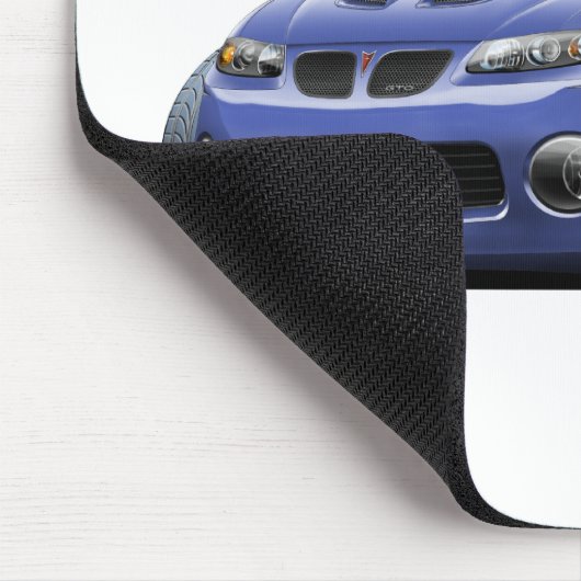 Pontiac 2004-06 GTO blaues/graues Auto Mousepad (Ecke)