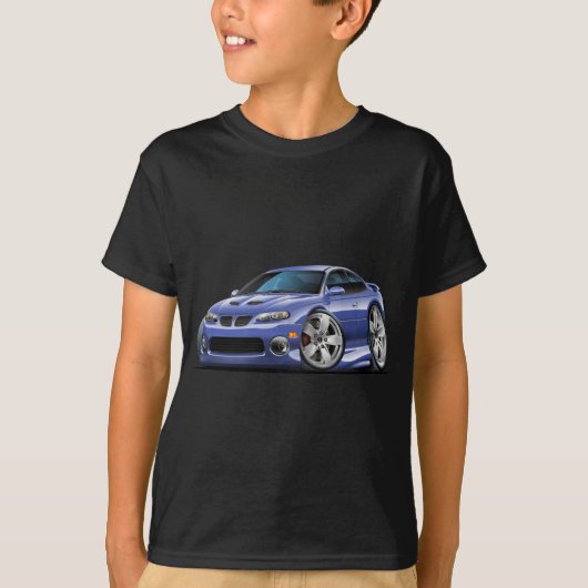Pontiac 2004-06 GTO blaues/graues Auto T-Shirt (Vorderseite)