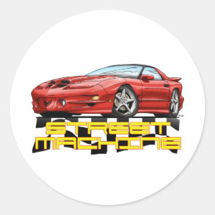 Pontiac 4th Gen Trans Am Runder Aufkleber