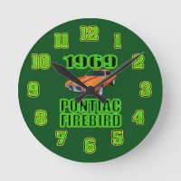Pontiac-Feuer-Vogel-Uhr 1969