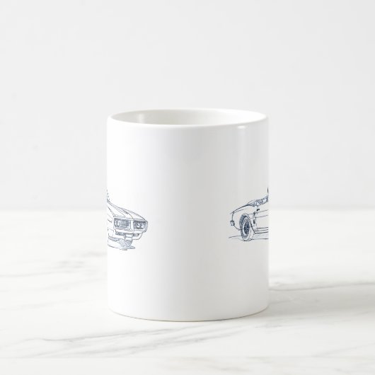 Pontiac Firebird 1968 konvertierbar Kaffeetasse (Mittel)