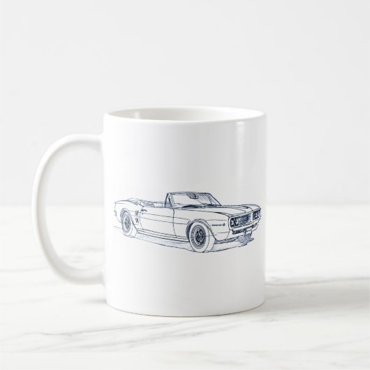 Pontiac Firebird 1968 konvertierbar Kaffeetasse (Links)