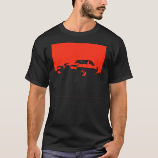 Pontiac Firebird, 1969 - Rot auf nur dunklen T-Shirt
