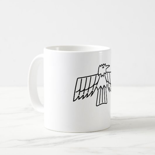 PONTIAC FIREBIRD EMBLEM KAFFEETASSE (Vorderseite Links)