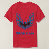 Pontiac Firebird TransAm Blue T-Shirt (Design vorne)