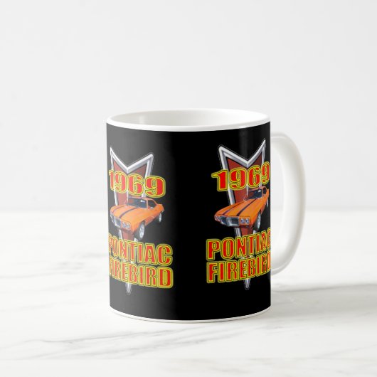 Pontiac- Firebirdbecher 1969 Kaffeetasse (VorderseiteRechts)