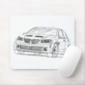 Pontiac G8 GT 2008 Mousepad (Mit Mouse)