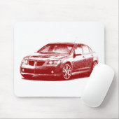 Pontiac G8 GXP gestreift Mousepad (Mit Mouse)