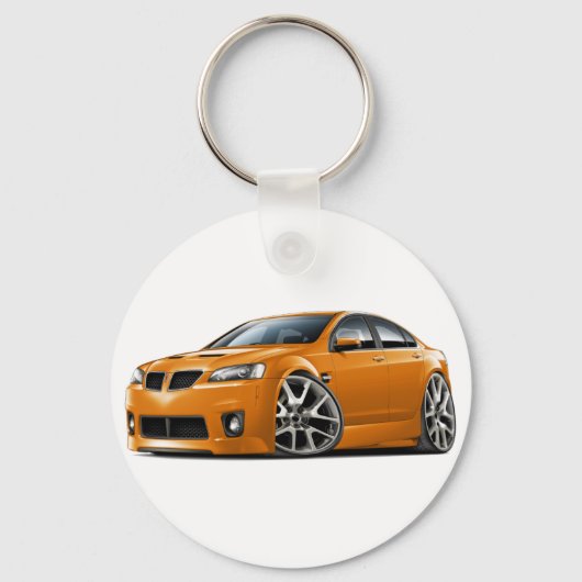 Pontiac G8 GXP Orange Car Schlüsselanhänger (Vorderseite)
