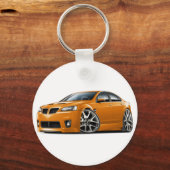 Pontiac G8 GXP Orange Car Schlüsselanhänger (Vorderseite)
