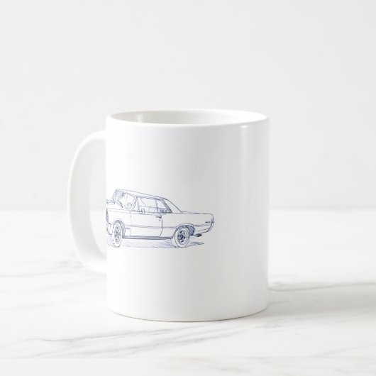 Pontiac GTO 1965 Kaffeetasse (Vorderseite Links)