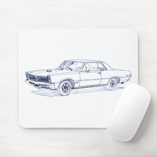 Pontiac GTO 1965 Mousepad (Mit Mouse)