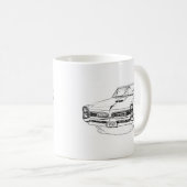 Pontiac GTO 1967 Kaffeetasse (VorderseiteRechts)