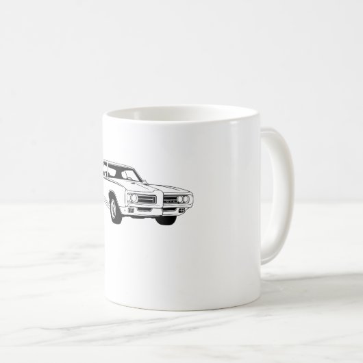 PONTIAC GTO JUDGE 1969 2 KAFFEETASSE (VorderseiteRechts)