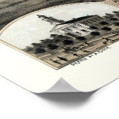 Pontiac, IL Panorama Karte - 1869 Poster (Ecke)