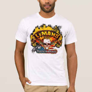 Pontiac Le Mans - Burnout-Fahnen-Schädel - T-Shirt
