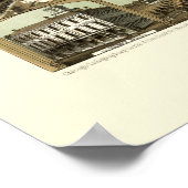 Pontiac, MI Panoramic Map - 1867 Poster (Ecke)