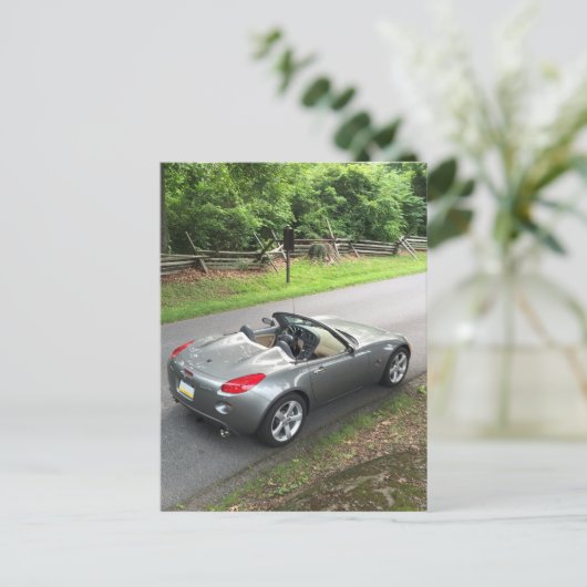 Pontiac Solstice Postkarte (Stehend Vorderseite)