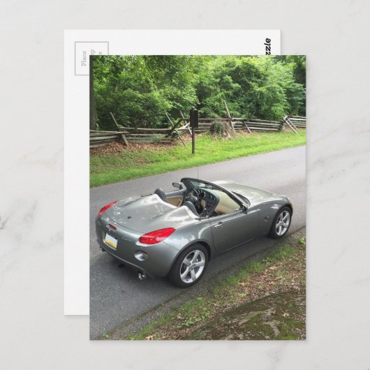 Pontiac Solstice Postkarte (Vorne/Hinten)