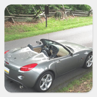 Pontiac Solstice Quadratischer Aufkleber