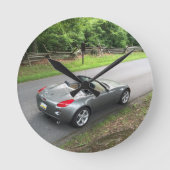 Pontiac Solstice Runde Wanduhr (Vorderseite)