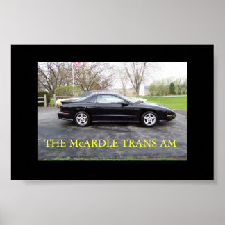 PONTIAC TRANS AM POSTER