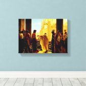 Pontius Pilate präsentiert einen entsetzlichen Jes Leinwanddruck (Insitu (Holzboden))