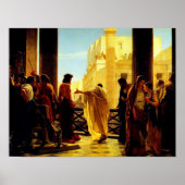 Pontius Pilate presenting a scourged Jesus Poster (Vorne)