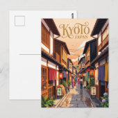 Pontocho-Gasse Japan Postkarte (Vorne/Hinten)