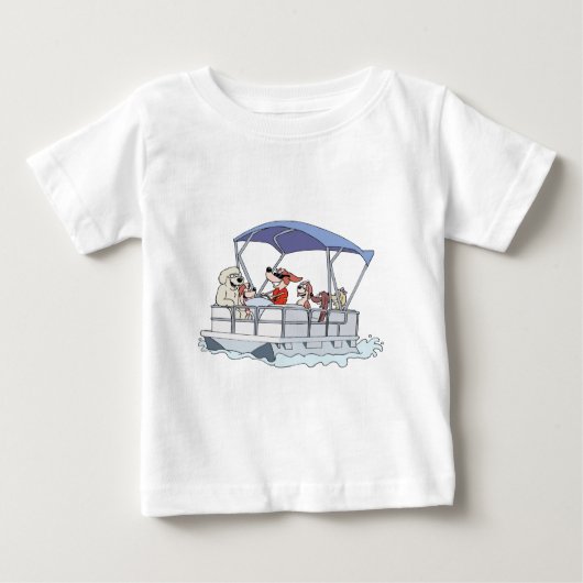 Ponton-Boot Baby T-shirt (Vorderseite)