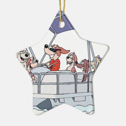 Ponton-Boot Keramikornament (Links)