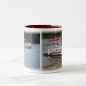 Ponton-Boote Zweifarbige Tasse (Mittel)