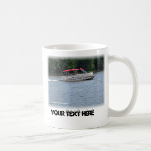 Ponton-Boots-Bild, Ihr Text hier Kaffeetasse