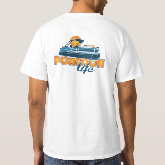 Ponton-Leben! T-Shirt (Rückseite)