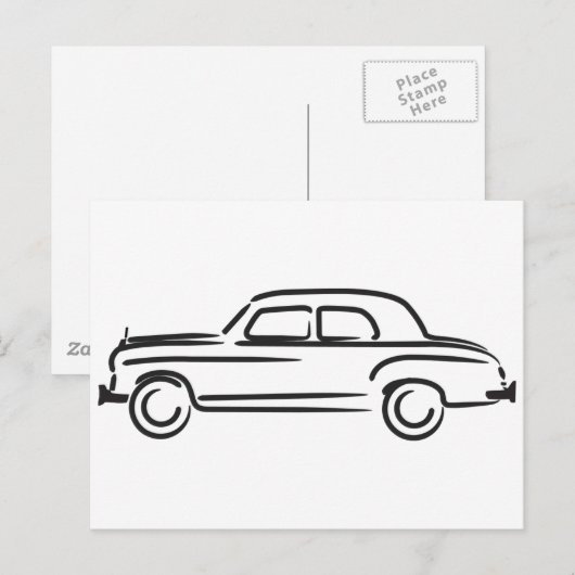 Ponton Postkarte (Vorne/Hinten)