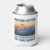 Pontonkapitän T - Shirt Dosenkühler (Kanne Vorderseite)