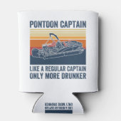 Pontonkapitän T - Shirt Dosenkühler (Rückseite)