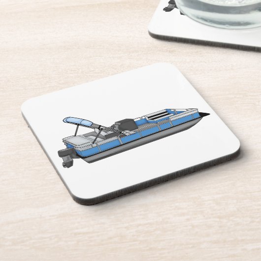 Pontonspaß Getränkeuntersetzer (Linke Seite)