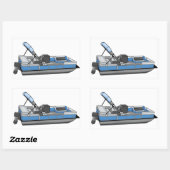 Pontonspass Rechteckiger Aufkleber (Blatt)