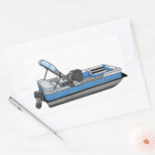 Pontonspass Rechteckiger Aufkleber (Umschlag)