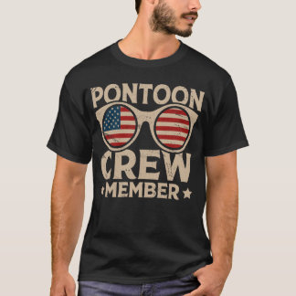 Pontoon-Besatzungsmitglied Bootsshirt T-Shirt